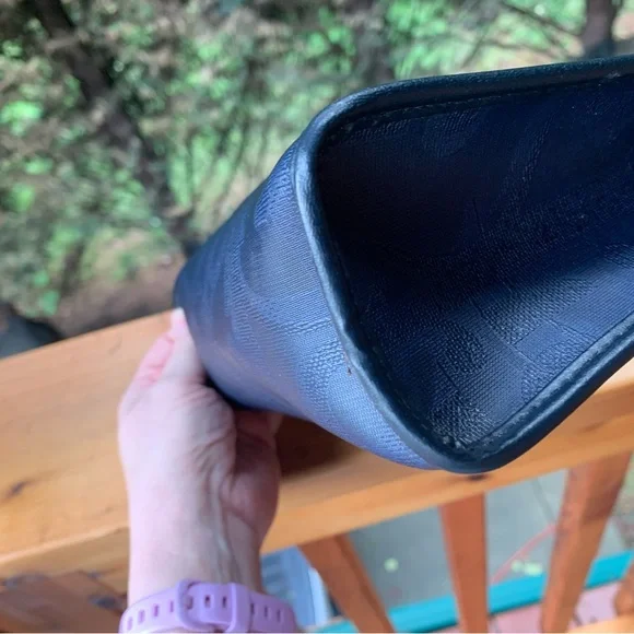 ❌SOLD❌DIOR Rare Vintage Midnight Blue Zip Pouch Clutch - Picture 4 of 8